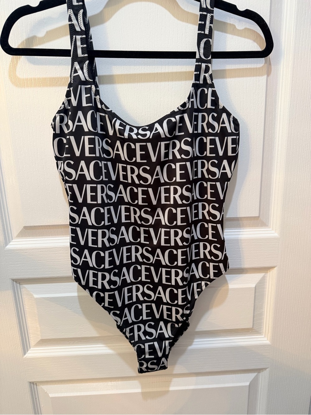 Versace all-over logo print one-piece Size 3 - Picture 8 of 16